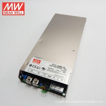 75W to 10KW MEANWELL RSP series 220v ac 12v dc power supply with UL CE parallel function RSP-1000-12